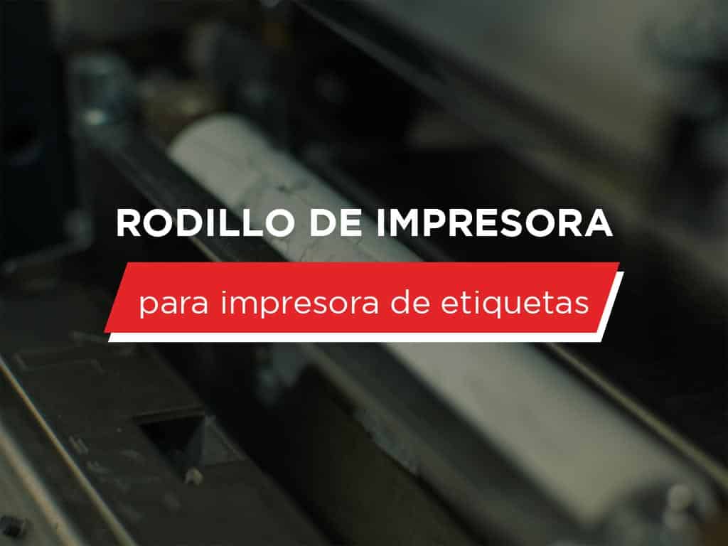 El rodillo de la impresora