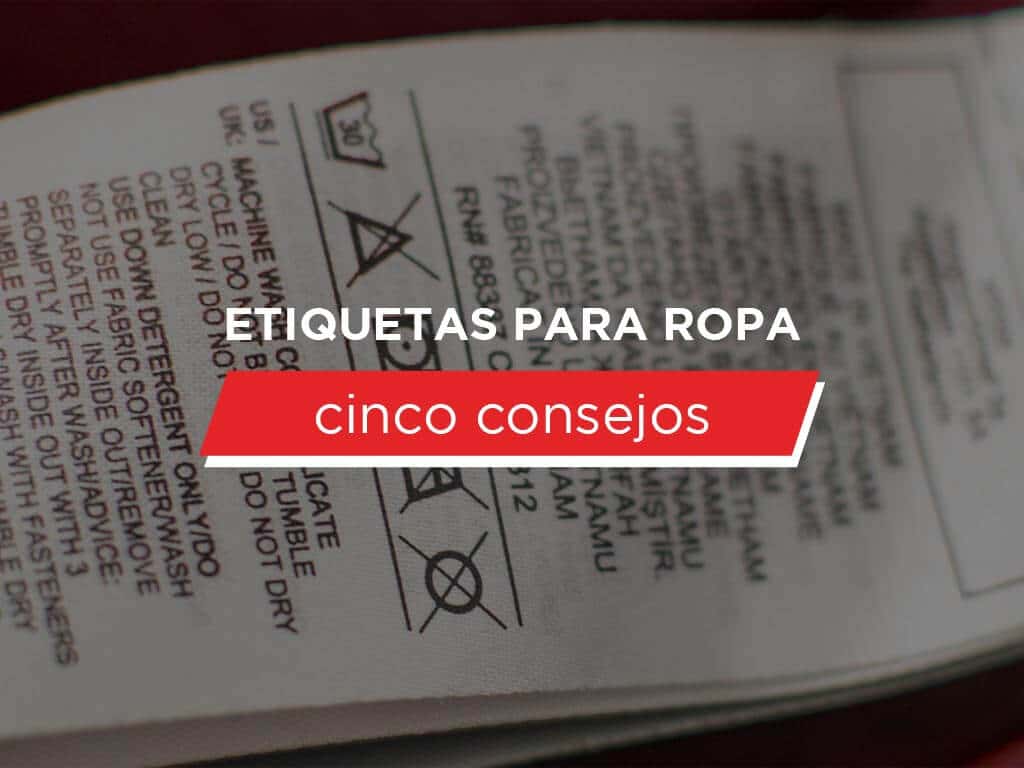 etiquetas para ropa