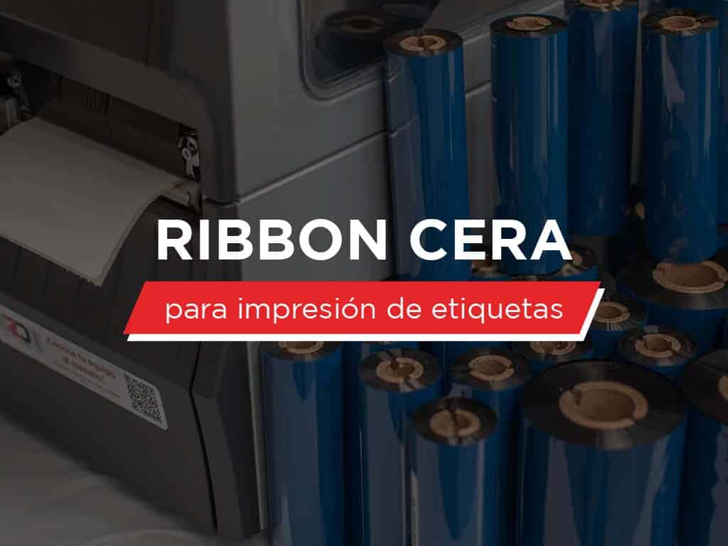 Ribbons cera para códigos de barra