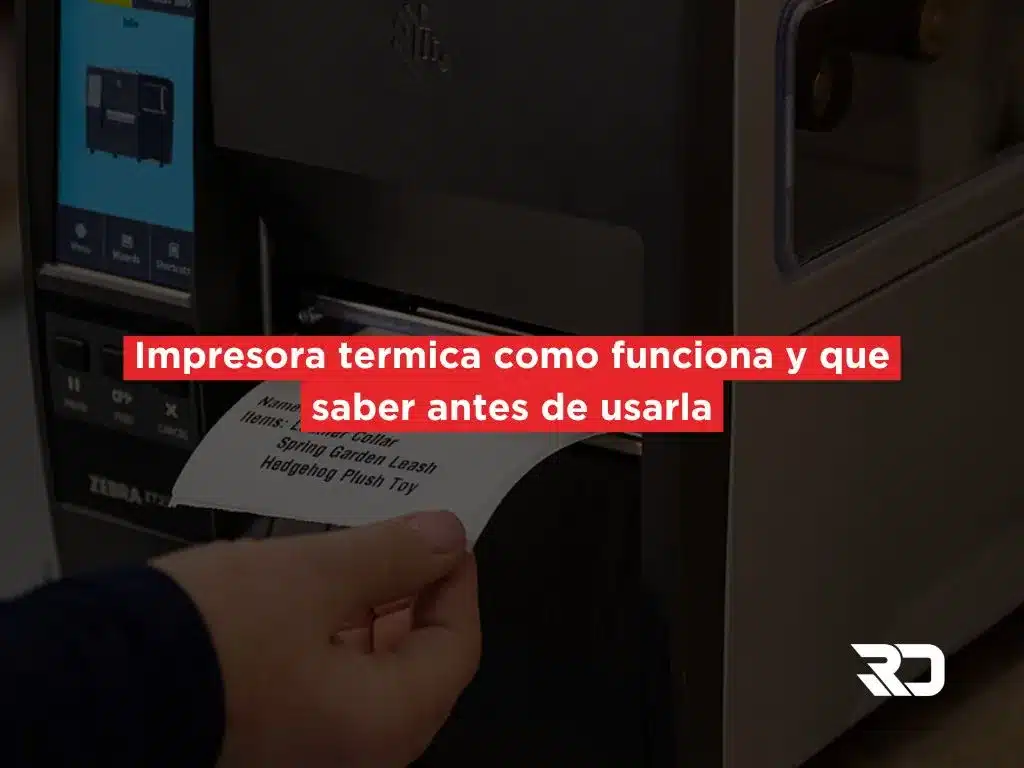 Impresora termica como funciona